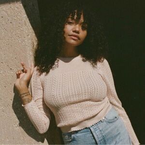 Doen 
Sofina Pullover --
Seashell Pink / M